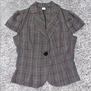 Medium Cute Plaid Blazer